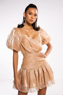 A DREAM WILL DO SHINE MINI DRESS