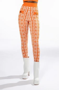 ALI SWEATER LEGGING -AKIRA Shop ali sweater legging orange multi 3 3