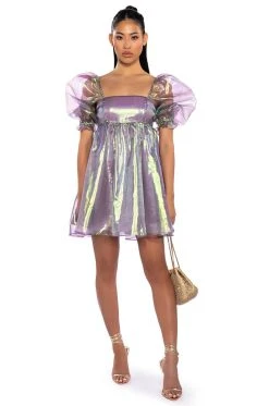 ANOTHER DREAM FLOUNCE MINI DRESS -AKIRA Shop another dream flounce mini dress green 4 4 c1
