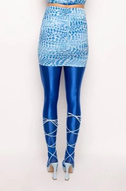 APOLLO RUCHED MESH MINI SKIRT -AKIRA Shop apollo ruched mesh mini skirt blue multi 10 10