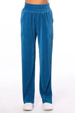 ASTRID PLEATED PALAZZO PANT -AKIRA Shop astrid pleated palazzo pant blue 4 4