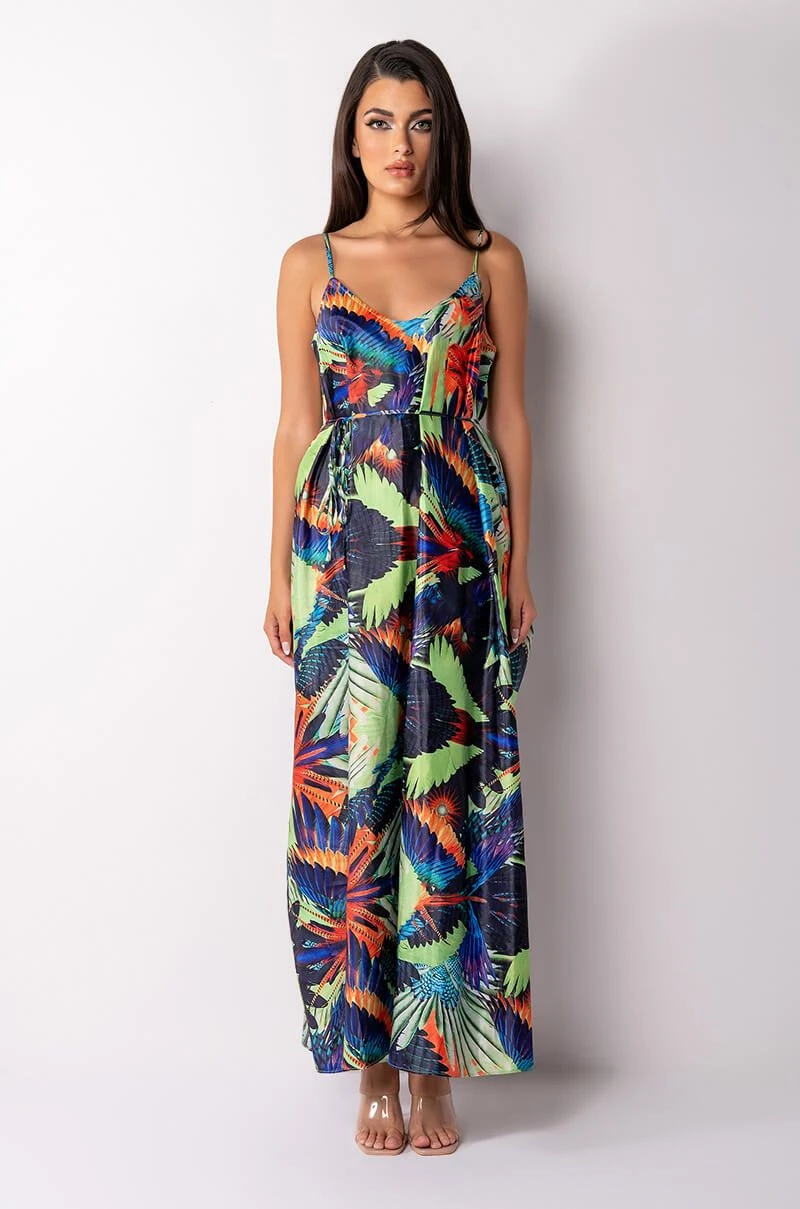 BABES OF PARADISE SATIN MAXI DRESS 5 BABES OF PARADISE SATIN MAXI DRESS - Image 3