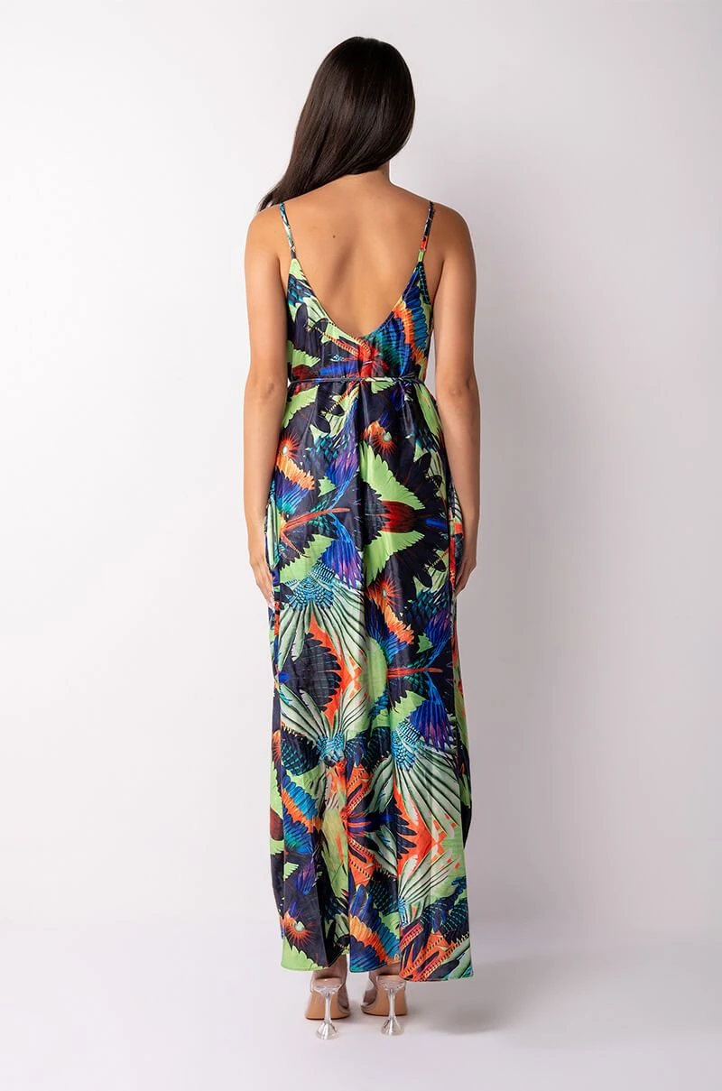 BABES OF PARADISE SATIN MAXI DRESS 7 BABES OF PARADISE SATIN MAXI DRESS - Image 5