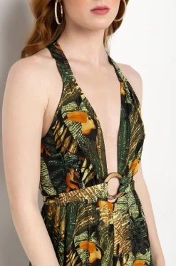 BAECATION WIDE LEG JUMPSUIT -AKIRA Shop baecation wide leg jumpsuit black multi 6 6