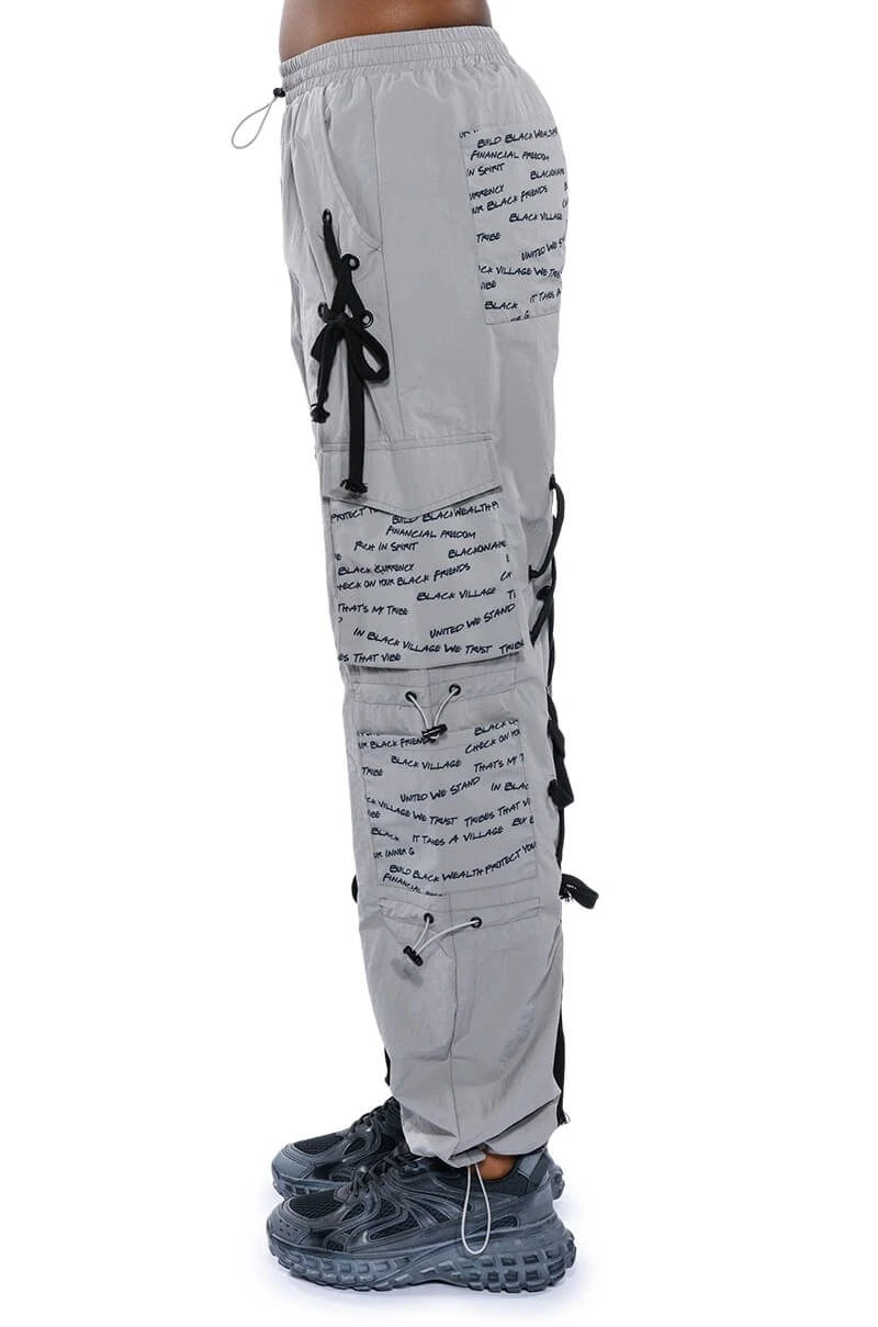 BLACK VILLAGE FOUNDATION LOGO LACE UP DETAIL JOGGER 10 BLACK VILLAGE FOUNDATION LOGO LACE UP DETAIL JOGGER - Image 8