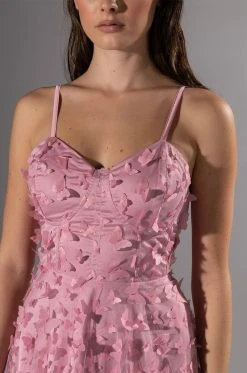 CANDY GIRL SLEEVELESS APPLIQUE MIDI DRESS IN PINK 9 CANDY GIRL SLEEVELESS APPLIQUE MIDI DRESS IN PINK -AKIRA Shop candy girl sleeveless applique midi dress in pink pink 4 4