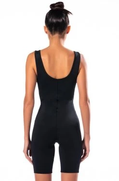 CHAMPION BODYCON ALL-IN-ONE ROMPER -AKIRA Shop champion bodycon all in one romper black 6 6