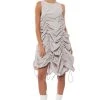 CHLOE CONVERTIBLE DRAWSTRING DRESS -AKIRA Shop chloe convertible drawstring dress gray 1 1 c1