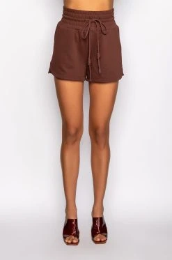 CICI SWEATSHORT -AKIRA Shop cici sweatshort brown 4 4