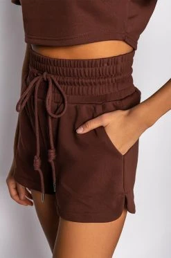 CICI SWEATSHORT -AKIRA Shop cici sweatshort brown 7 7