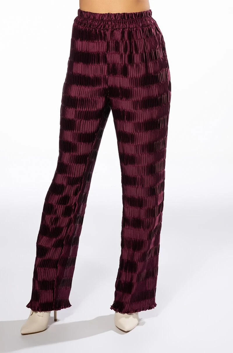 CRINKLE SATIN PALAZZO PANT 5 CRINKLE SATIN PALAZZO PANT - Image 3