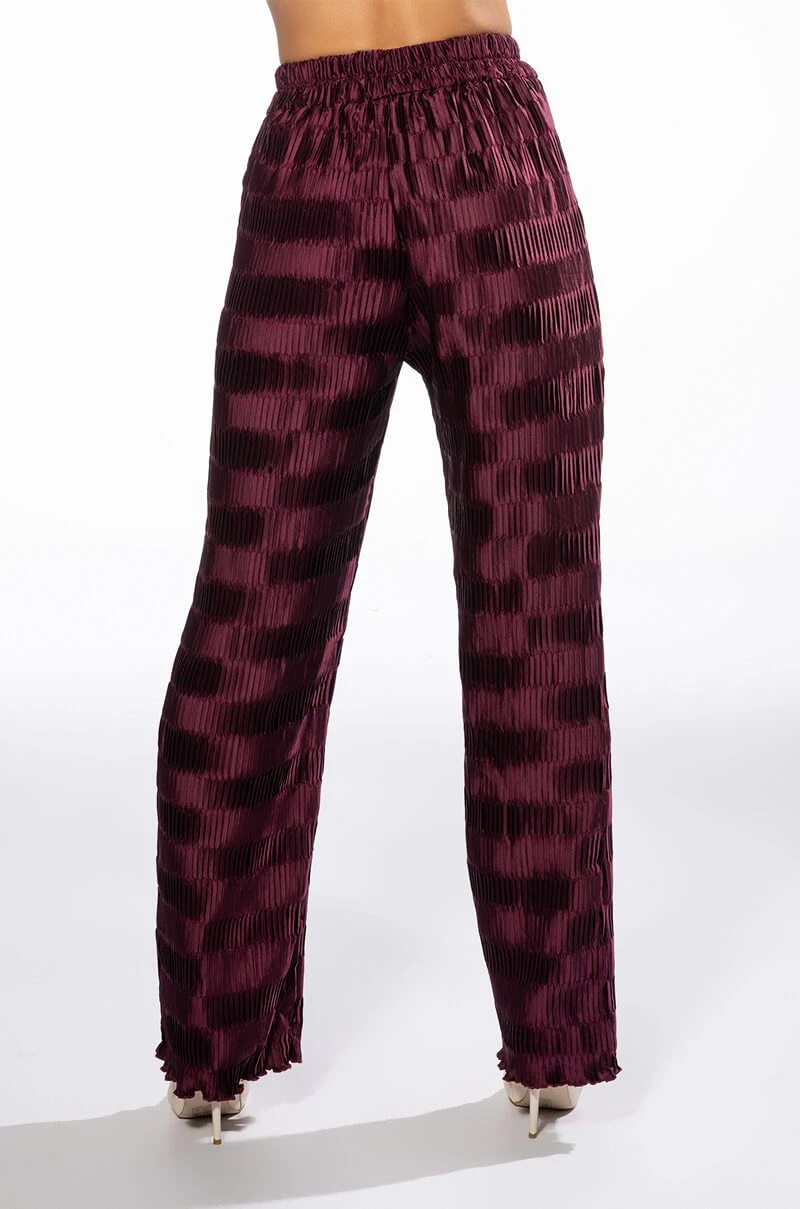 CRINKLE SATIN PALAZZO PANT 7 CRINKLE SATIN PALAZZO PANT - Image 5