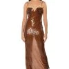 DARE TO DANCE SEQUIN MAXI DRESS