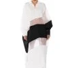 DAY AND NIGHT COLORBLOCKED MAXI DRESS -AKIRA Shop day and night colorblocked maxi dress white black 1 1