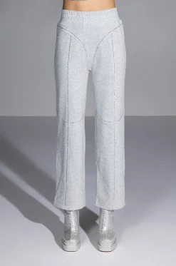 DRIPPING JEWELS RHINESTONE SWEATPANT 16 DRIPPING JEWELS RHINESTONE SWEATPANT -AKIRA Shop dripping jewels rhinestone sweatpant heather grey 6 6