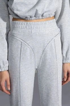 DRIPPING JEWELS RHINESTONE SWEATPANT 19 DRIPPING JEWELS RHINESTONE SWEATPANT -AKIRA Shop dripping jewels rhinestone sweatpant heather grey 9 9