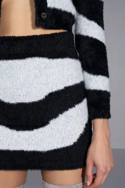 EASY DOES IT KNIT MINI SKIRT 12 EASY DOES IT KNIT MINI SKIRT -AKIRA Shop easy does it knit mini skirt black white 7 7