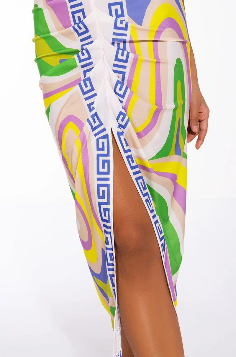 EVOLVE FRONT SLIT MIDI SKIRT 9 EVOLVE FRONT SLIT MIDI SKIRT - Image 7