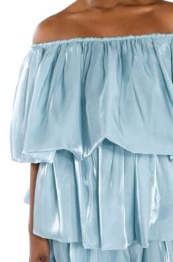 FAIRY DREAMS CHIFFON LAYERED MINI DRESS -AKIRA Shop fairy dreams chiffon layered mini dress teal 6 6 c1