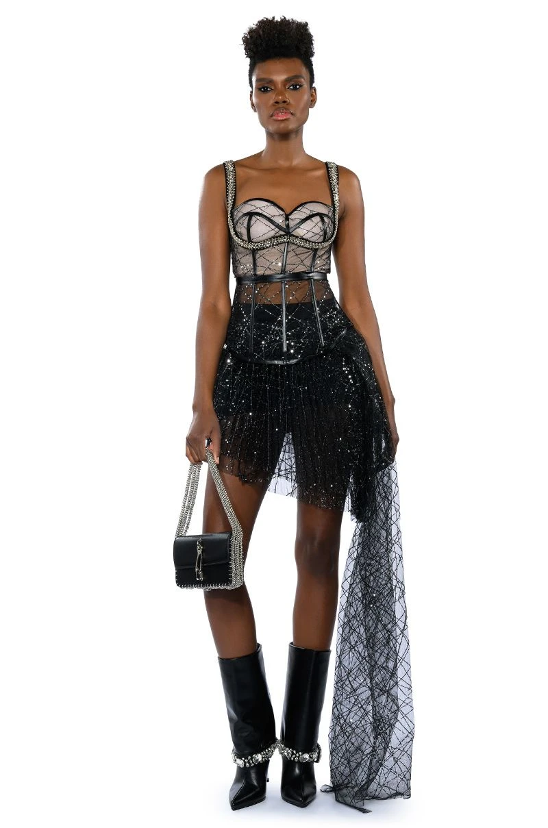 FEYA HIGH LOW TULLE LAYERED MINI SKIRT 6 FEYA HIGH LOW TULLE LAYERED MINI SKIRT - Image 4