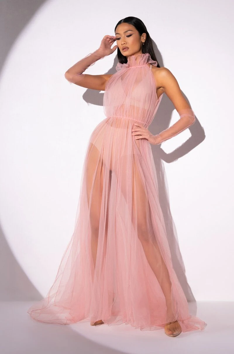 HAPPILY EVER AFTER TULLE MAXI DRESS WITH GLOVES 4 HAPPILY EVER AFTER TULLE MAXI DRESS WITH GLOVES - Image 2