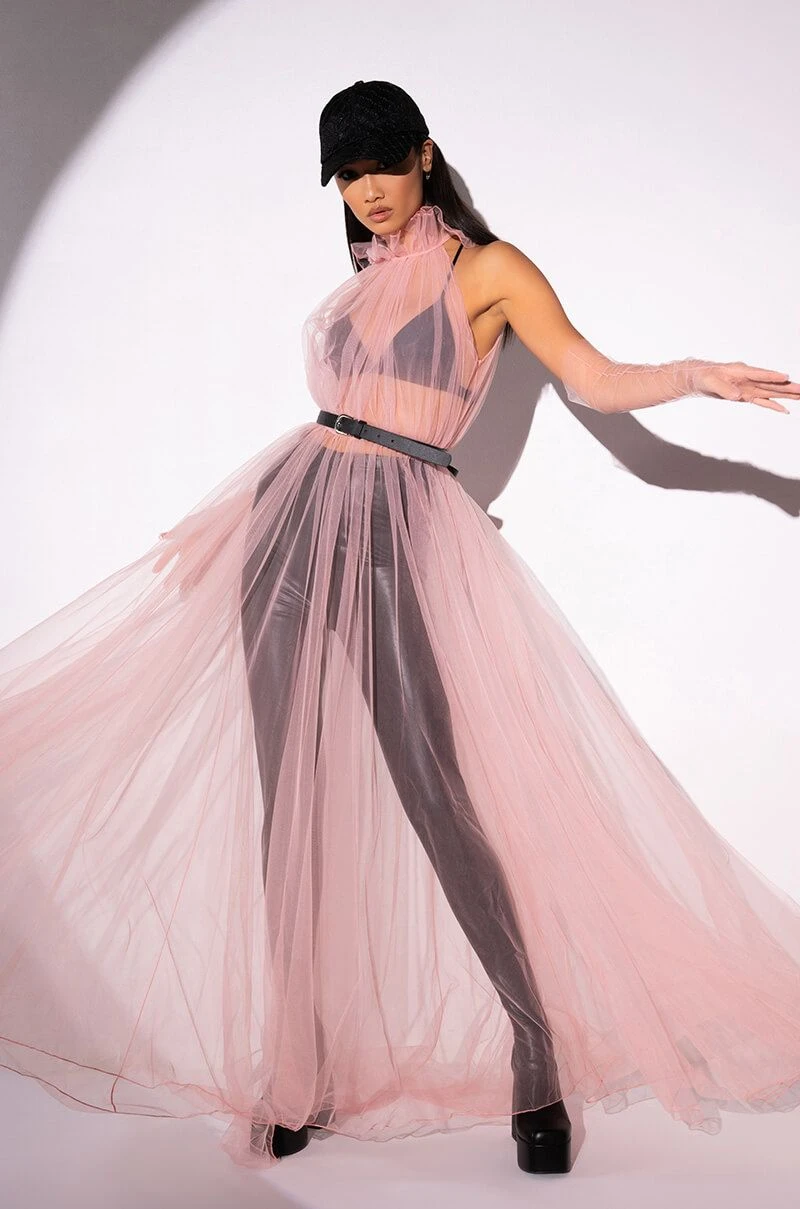 HAPPILY EVER AFTER TULLE MAXI DRESS WITH GLOVES 5 HAPPILY EVER AFTER TULLE MAXI DRESS WITH GLOVES - Image 3