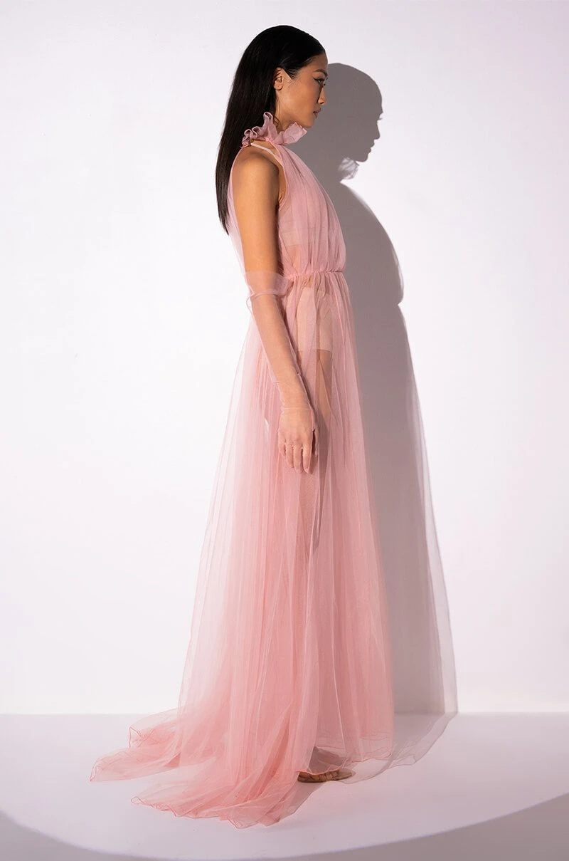 HAPPILY EVER AFTER TULLE MAXI DRESS WITH GLOVES 7 HAPPILY EVER AFTER TULLE MAXI DRESS WITH GLOVES - Image 5