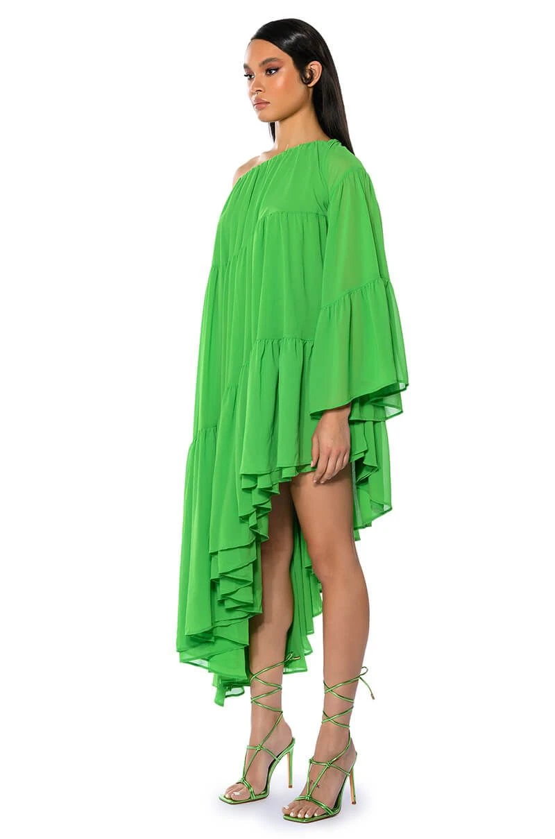 HARLOW ONE SHOULDER ASYMMETRICAL MAXI DRESS 4 HARLOW ONE SHOULDER ASYMMETRICAL MAXI DRESS - Image 2