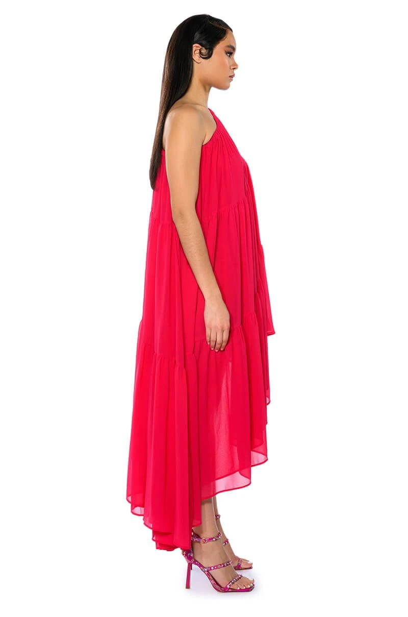 HARLOW ONE SHOULDER ASYMMETRICAL MAXI DRESS 6 HARLOW ONE SHOULDER ASYMMETRICAL MAXI DRESS - Image 4