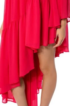 HARLOW ONE SHOULDER ASYMMETRICAL MAXI DRESS 13 HARLOW ONE SHOULDER ASYMMETRICAL MAXI DRESS -AKIRA Shop harlow one shoulder asymmetrical maxi dress pink 6 6