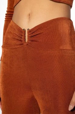 HOLD UP SLINKY PALAZZO PANT 13 HOLD UP SLINKY PALAZZO PANT -AKIRA Shop hold up slinky palazzo pant rust 6 6