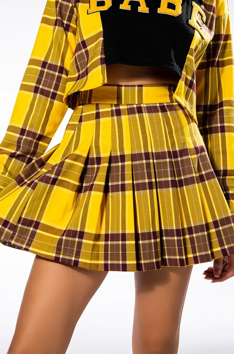 HOMECOMING BABE PLEATED MINI SKIRT 4 HOMECOMING BABE PLEATED MINI SKIRT - Image 2