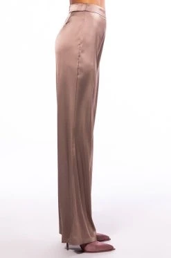 KEEP IT REAL STRAIGHT LEG TROUSERS -AKIRA Shop keep it real straight leg trousers light brown 5 5