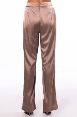 KEEP IT REAL STRAIGHT LEG TROUSERS -AKIRA Shop keep it real straight leg trousers light brown 6 6