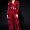 LIMITLESS OVERSIZED SATIN JUMPSUIT -AKIRA Shop limitless oversized satin jumpsuit red 1 1
