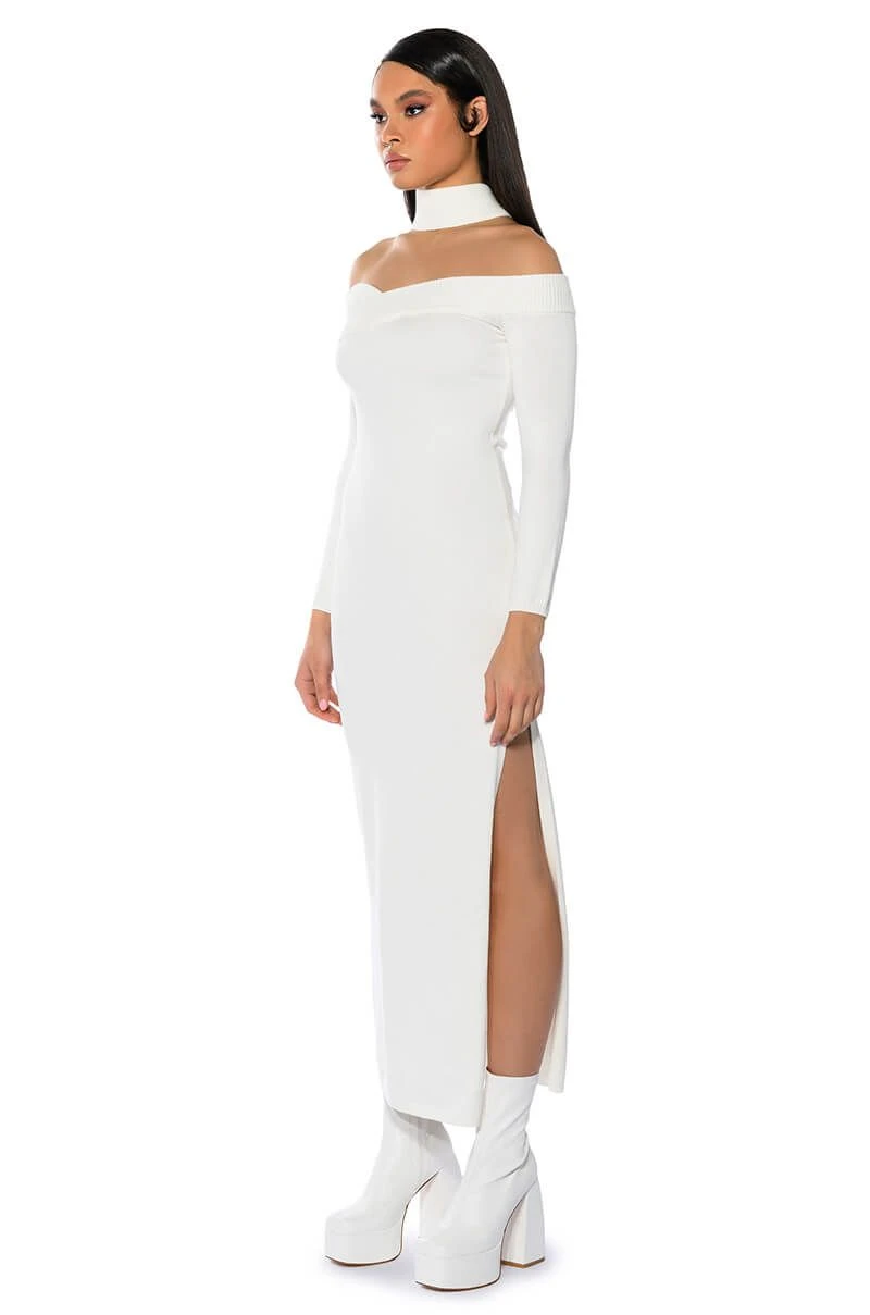 NEXT LEVEL V NECK KNIT MAXI DRESS 4 NEXT LEVEL V NECK KNIT MAXI DRESS - Image 2
