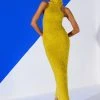 ON WE GO TEXTURED MAXI DRESS IN CHARTREUSE -AKIRA Shop on we go textured maxi dress in chartreuse dark yellow 1 1