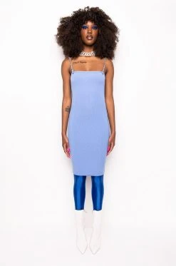 PERFECT EVERYDAY BANDAGE MIDI DRESS -AKIRA Shop perfect everyday bandage midi dress light blue 7 7 c1