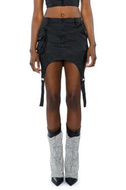 RANGER CAMO MINI SKIRT -AKIRA Shop ranger camo mini skirt black multi 3 3