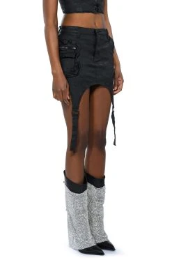 RANGER CAMO MINI SKIRT -AKIRA Shop ranger camo mini skirt black multi 4 4