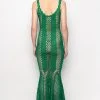 CAN'T HELP IT MAXI CROCHET DRESS -AKIRA Shop resort cant help it maxi crochet dress green 7 7
