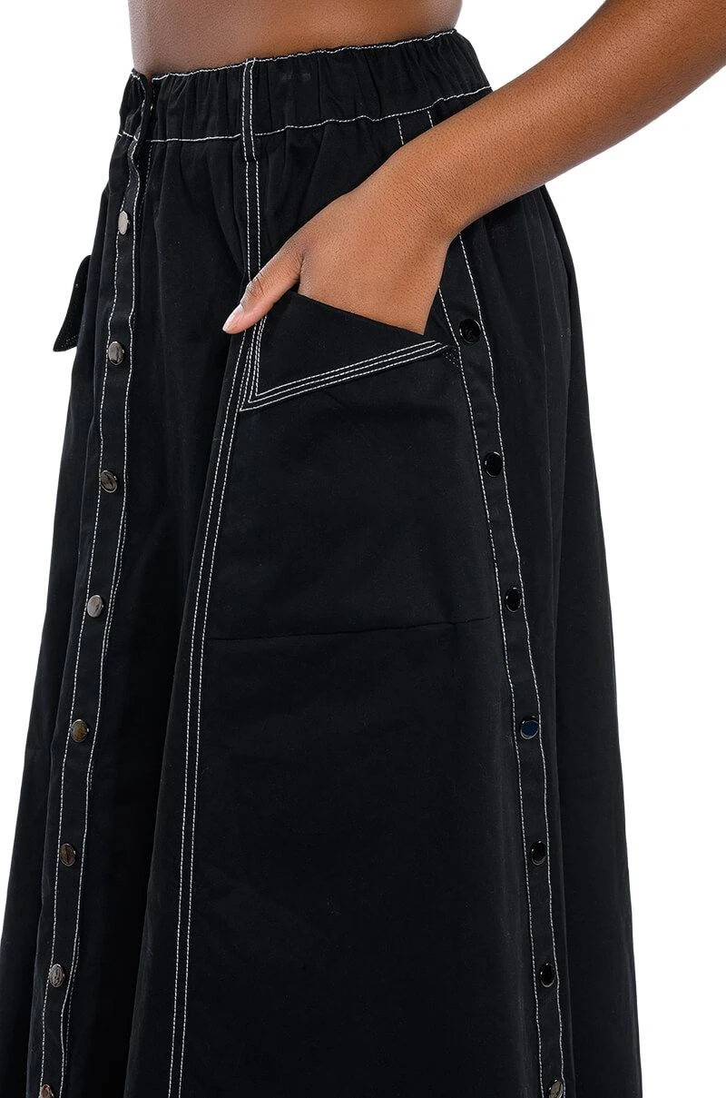 SECRET ADMIRER DENIM MAXI SKIRT 10 SECRET ADMIRER DENIM MAXI SKIRT - Image 8