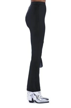 STELLA FLOUNCED FLARED LEGGING -AKIRA Shop stella flounced flared legging black 9 9