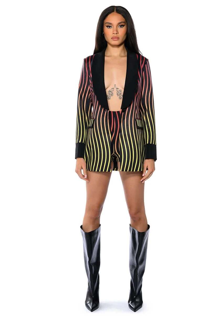 SUNSET ROAD STRIPE SHORT 4 SUNSET ROAD STRIPE SHORT - Image 2