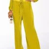 SWEET APPLE PLISSE PALAZZO PANT