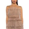 TEA TIME LAYERED MINI DRESS -AKIRA Shop tea time layered mini dress beige multi 1 1 c1