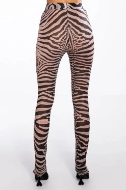 THE REALEST SIDE ZIP MESH LEGGING -AKIRA Shop the realest side zip mesh legging multi 5 5