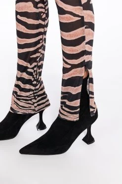 THE REALEST SIDE ZIP MESH LEGGING -AKIRA Shop the realest side zip mesh legging multi 6 6