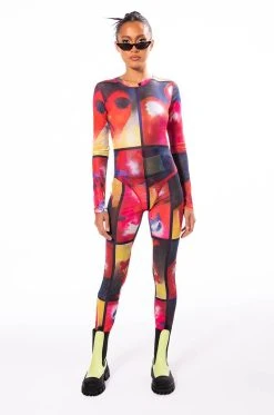 THINKING OF A PLACE MESH LEGGING -AKIRA Shop thinking of a place mesh legging multi 8 8