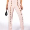 TINO SMALL KEYHOLE TROUSER -AKIRA Shop tino small keyhole trouser light pink 1 1 c1